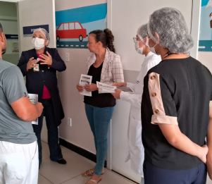 Hospital Metropolitano realiza ação com pacientes e acompanhantes em alusão ao Dia Nacional de Atenção à Disfagia